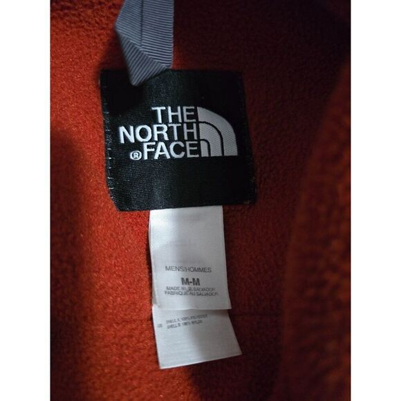 The North Face Mens Polartec Red & Gray Fleece Jacket ski gorpcore warm hiking - Picture 4 of 6